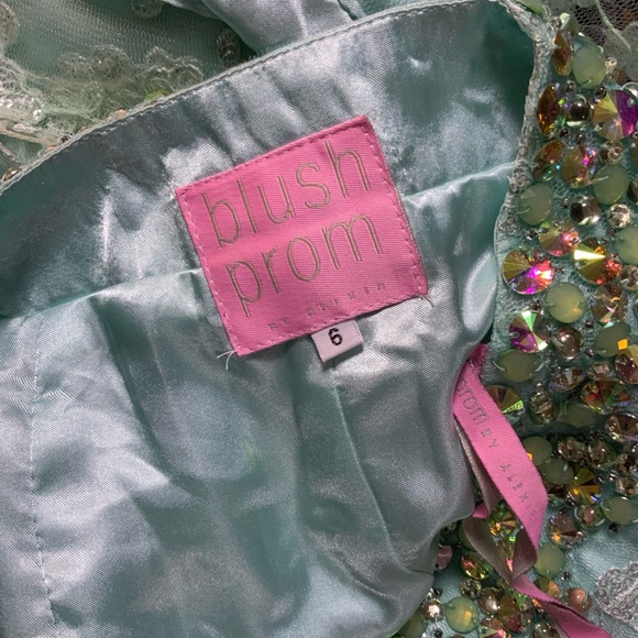 High Neck 2 Piece Prom Pageant Gown Formal Dress - Picture 7 of 7